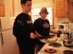 2007 Vacation back east cooking scallops.JPG