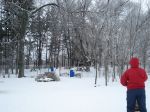 Jan Dixie in the snow at the park.JPG