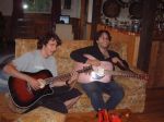 July 06 Ryan and Don playig guiter.JPG